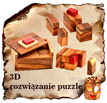 rozwiązanie dla 3d puzzle drewniane kliknij tutaj