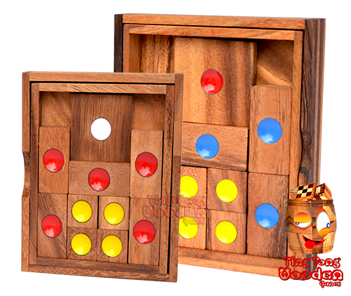 khun pan wooden game tricky iq puzzle from monkeypod wooden chiang mai