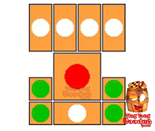 khun pan wooden game template for 16 steps to solve the wooden puzzle