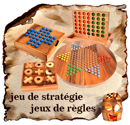 toutes les règles du jeu pour les jeux de stratégie en bois et les jeux de divertissement dans des boîtes en bois