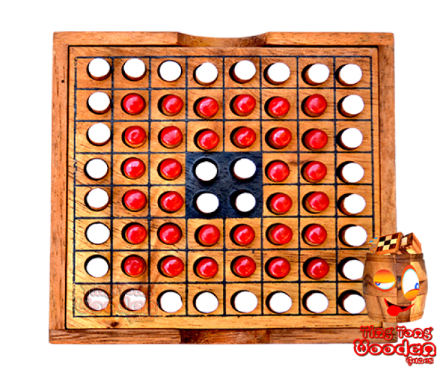 เกมกลยุทธ์ othello reversi ในกล่องไม้กล่องเล็ก ๆ ของไทย