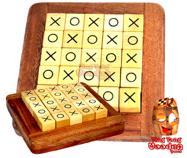 Quixo, Cross Road หรือ Tic Tac Toe เกมกลยุทธ์ไม้สำหรับ 2 ท่าน Monkey Pod ไทย