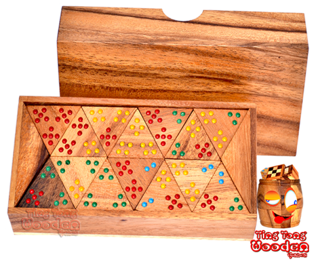 Triomino Triangle - Wooden Game