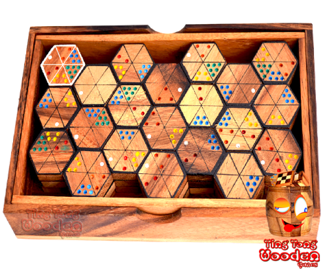 Dominó Hexagonal – Exclusivo para assinantes – Printkids