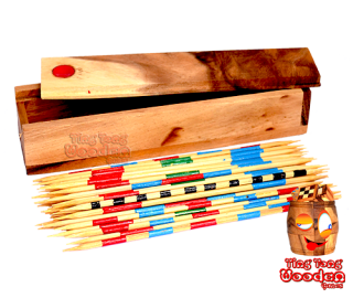 mikado or pick up sticks exciting kids board game samanea wooden games Thailand