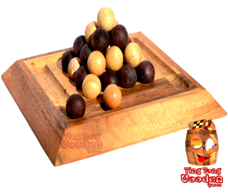 Pylos Board XL Last Ball Pyramide des Pharao Holzspiel für 2 Personen Thai wooden games