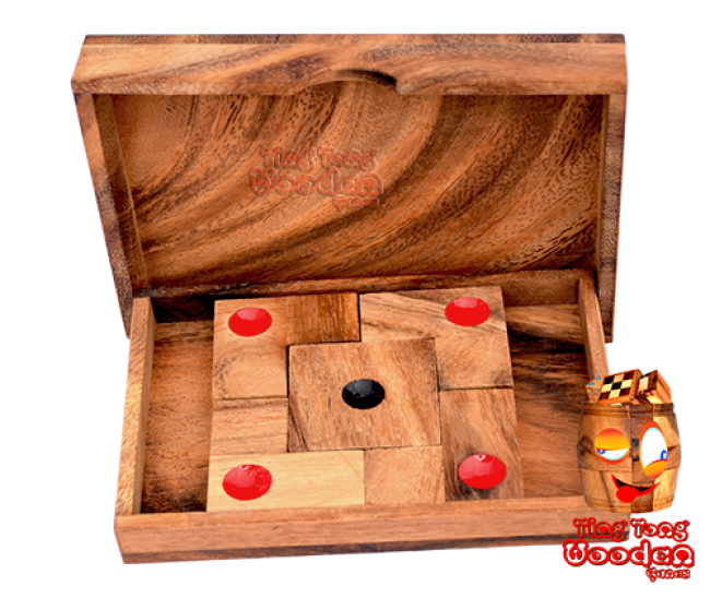 Khun Pan centre puzzle en bois jeu jeu coulissant de singe pod jeux en bois en bois et puzzle thaïlande